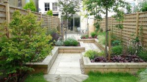 طراحی باغچه حیاط